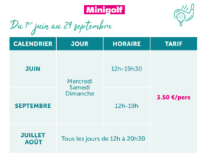 Tarifs-minigolf
